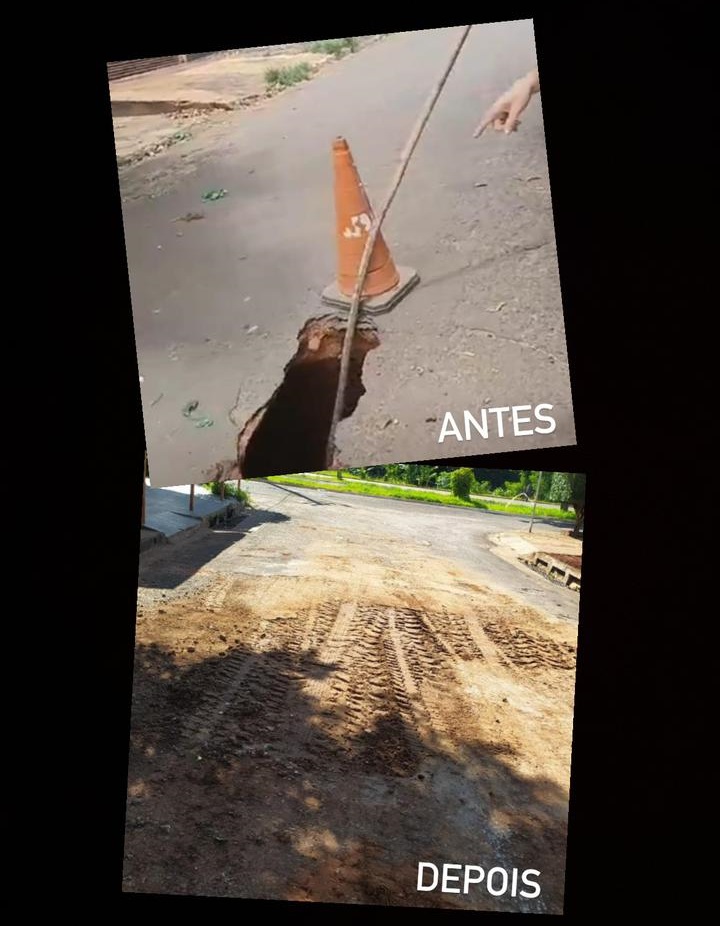 Indicação atendida: William Maksoud viabiliza operação tapa-buraco para região do Lagoa