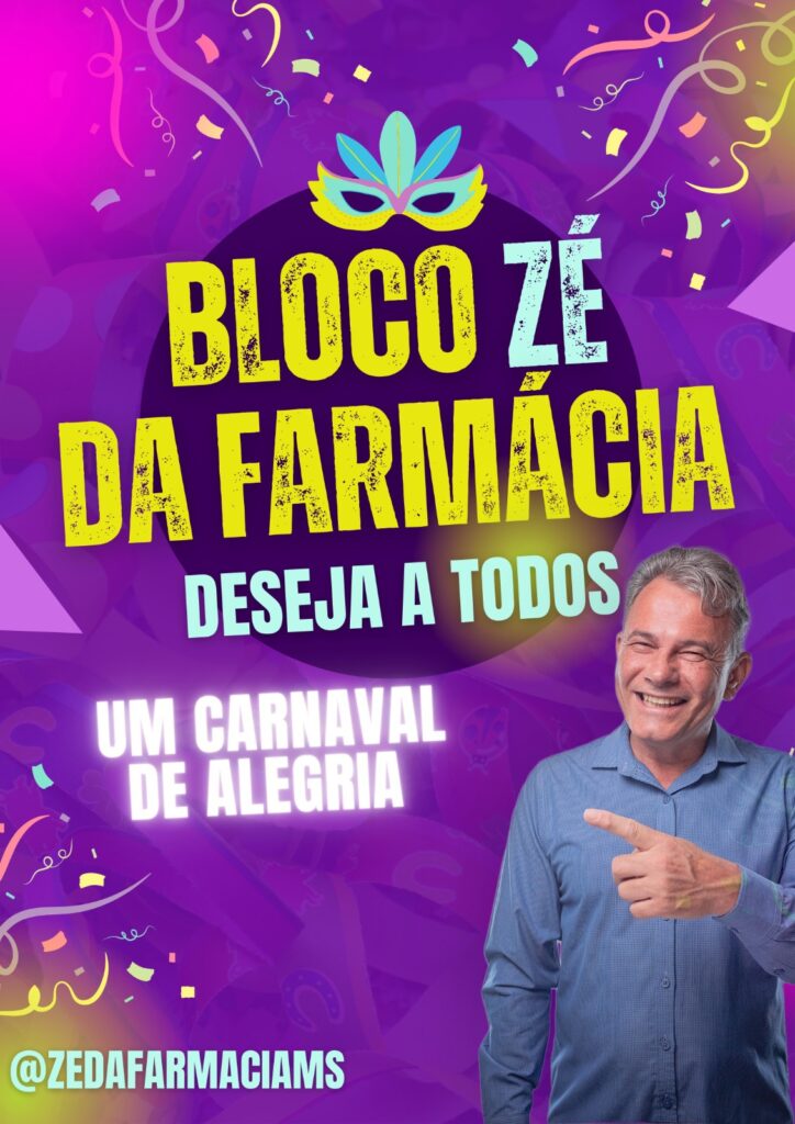 Vereador Zé da Farmácia deseja um bom carnaval aos foliões de Campo Grande