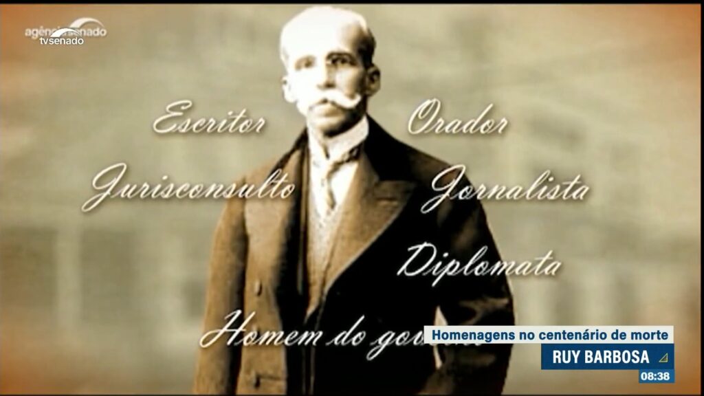 Vídeo: Ruy Barbosa será homenageado em sessão nesta quarta-feira