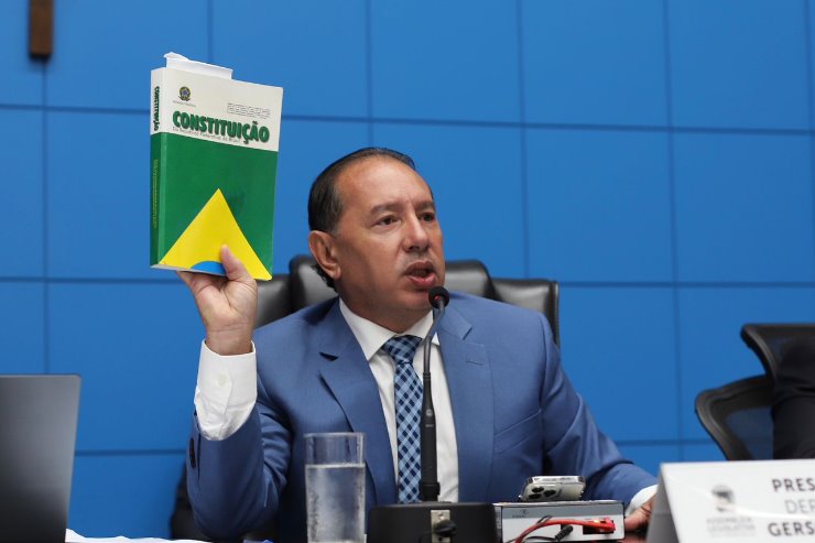 Gerson Claro garante que lacração não pauta ALEMS:"nosso livro é a Constituição "