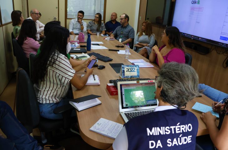 Secretaria recebe visita do Ministério da Saúde para enfrentamento da Dengue e Chikungunya em MS