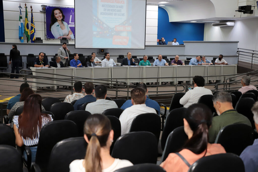 Vereadores debatem em audiência pública propostas apresentadas pela ANTT na construção de um novo Anel Rodoviário na BR-163