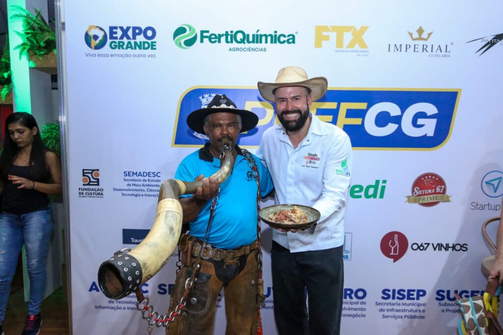 Estande da Prefeitura na Expogrande sedia lançamento do I Circuito Gastronômico de Campo Grande