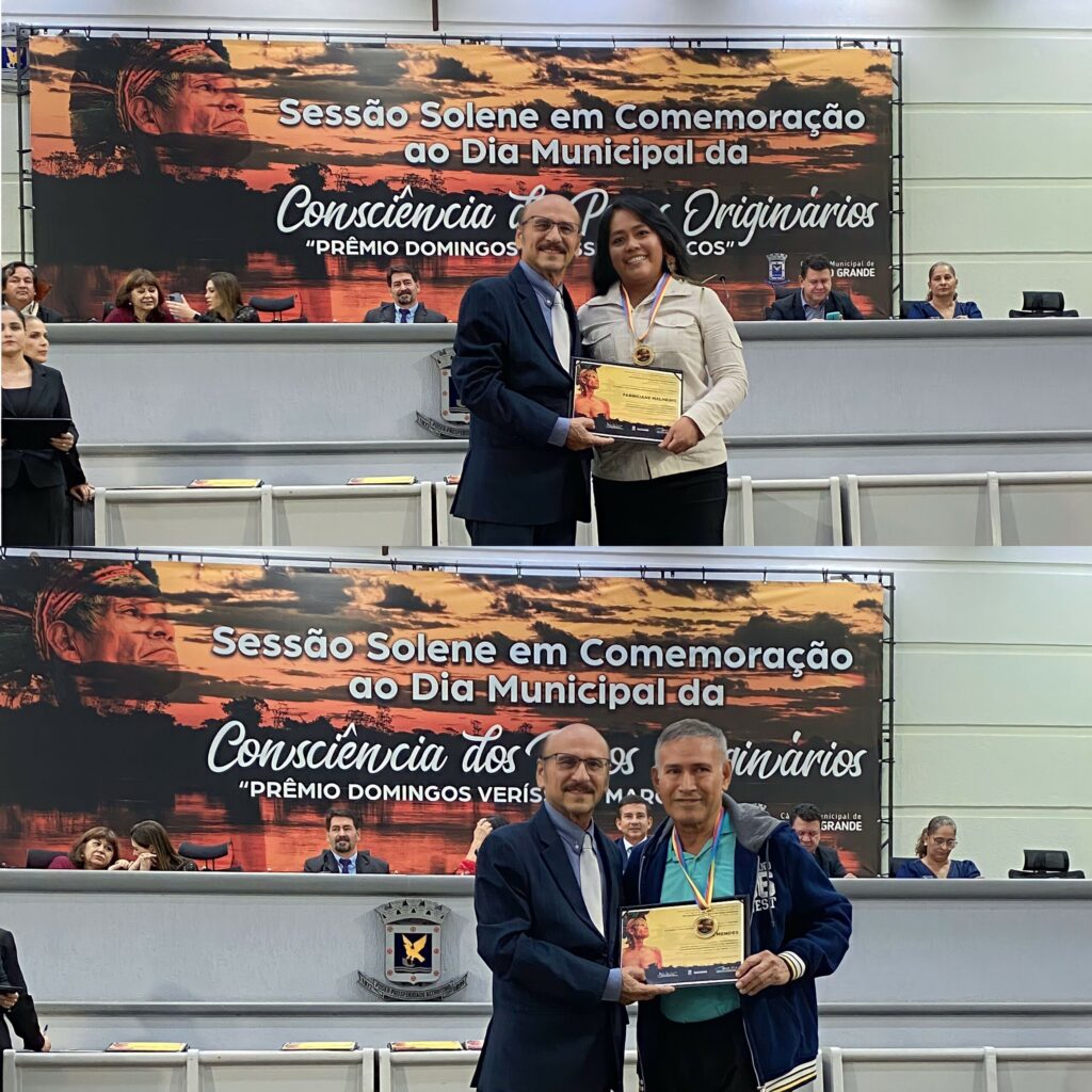 No Dia dos Povos Indígenas, Dr. Loester entrega honraria a duas personalidades