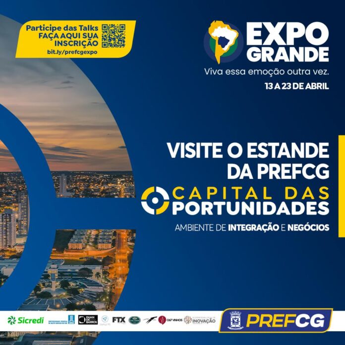 Prefeitura participa da Expogrande 2023 com estande voltado ao fomento de negócios