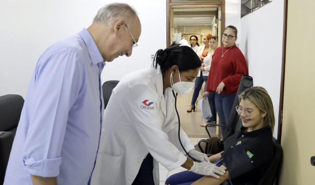 Servidores da Infraestrutura recebem atendimento do Viva Saúde