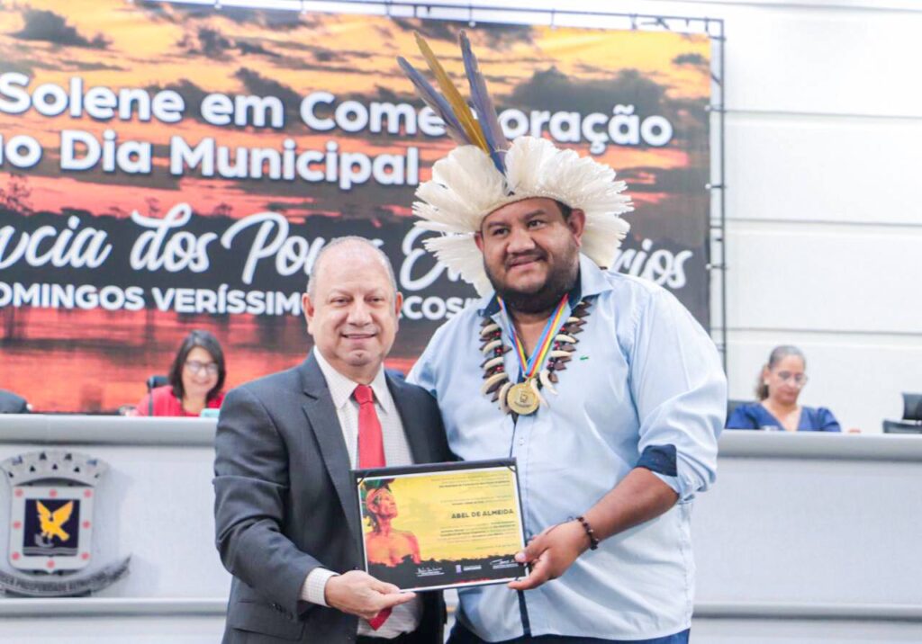 Vereador Gilmar da Cruz participa de Solenidade em comemoração ao Dia dos Povos Originários