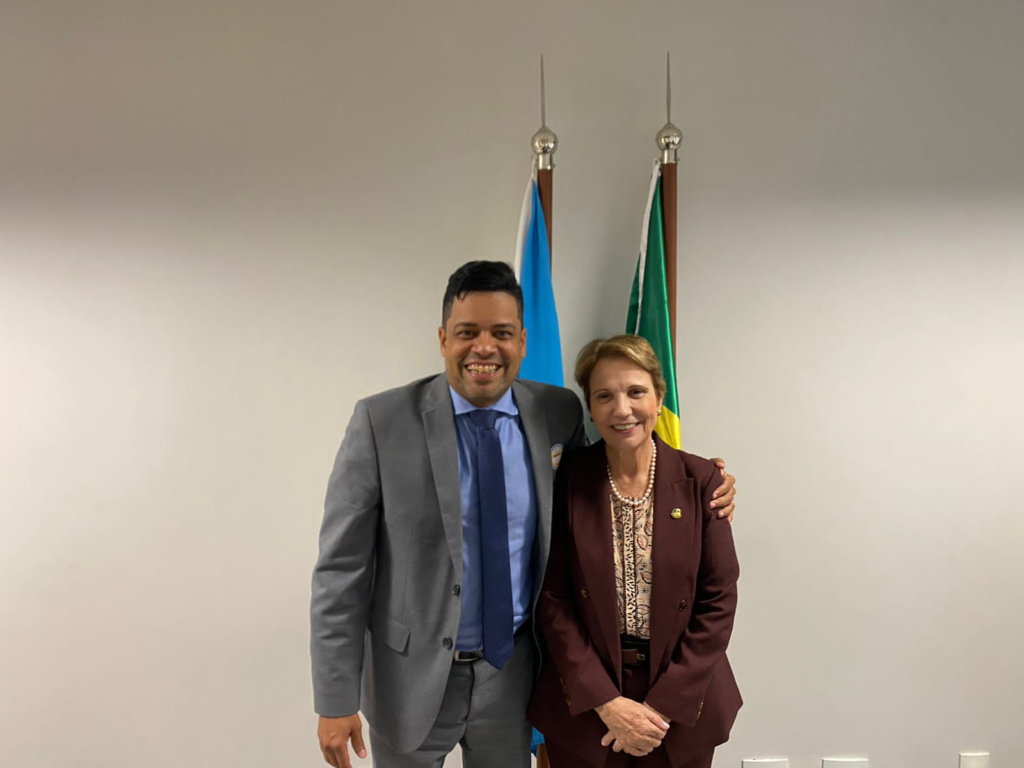 Vereador Professor Riverton e Senadora Tereza Cristina, uma parceria em emendas parlamentares para Campo Grande