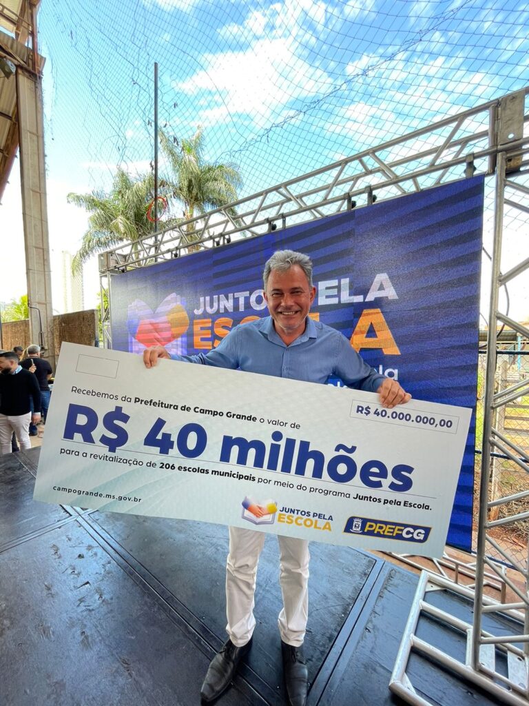 Vereador Zé da Farmácia participa de lançamento do programa Juntos pela Escola