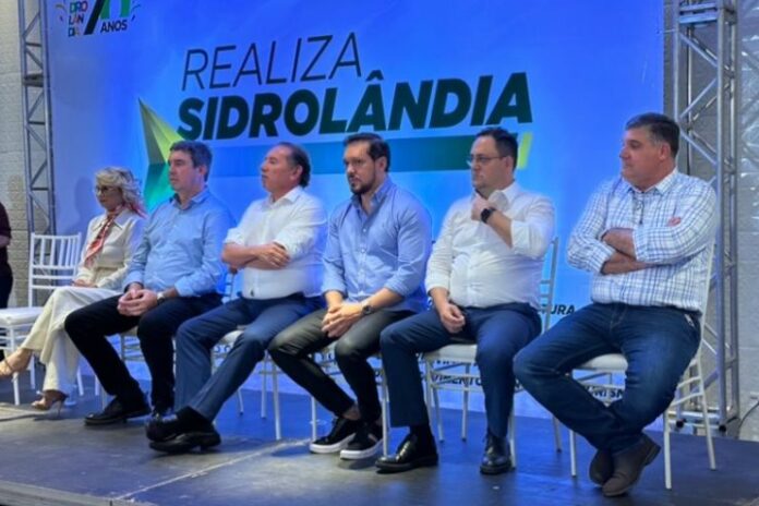 Deputado Lucas de Lima participa do lançamento do programa Realiza Sidrolândia