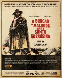 Filme de Glauber Rocha “O Dragão da Maldade Contra o Santo Guerreiro” será exibido no MIS dia 30