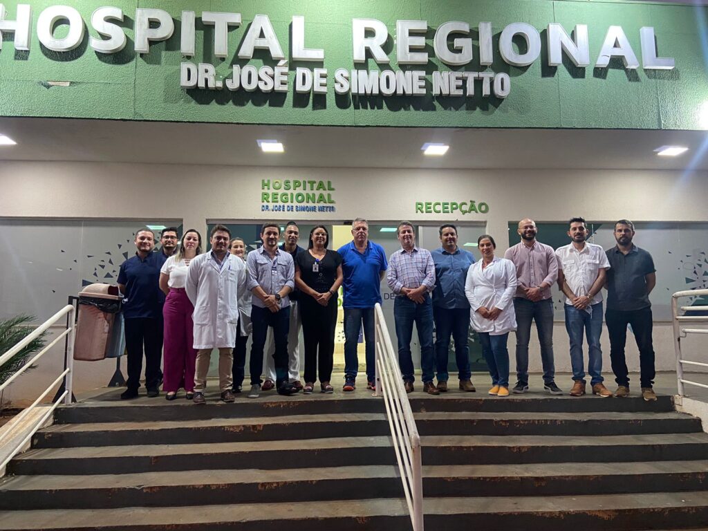 Hospital Regional Dr. José de Simone Netto recebe visita do Secretário Estadual de Saúde