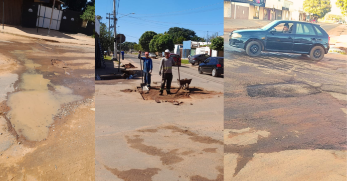 Solicitação de tapa-buraco na Rua Paulo Frontin é prontamente atendida após pedido do vereador Tiago Vargas