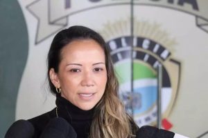 A delegada Elaine Benicasa