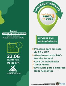 Funtrab está presente na ação ‘Governo Itinerante’ na região do Complexo Santo Antônio em Itaquiraí