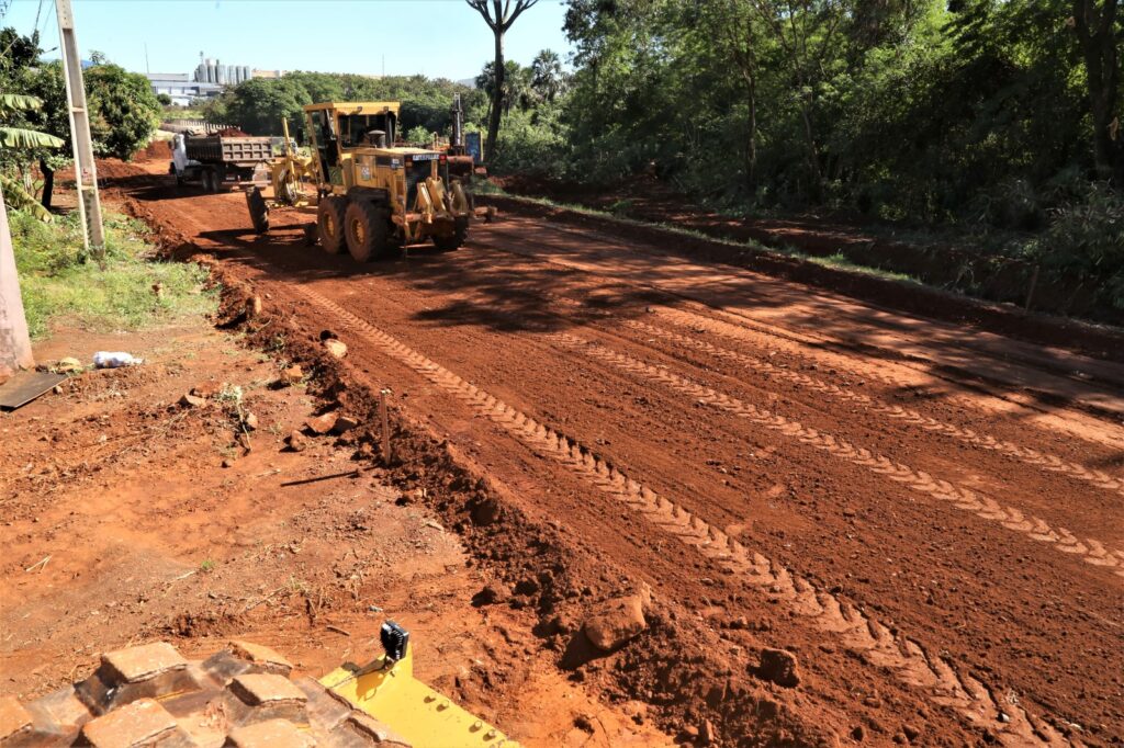 Obras de aterro e drenagem avançam no acesso do Polo Empresarial Oeste ao Nova Campo Grande