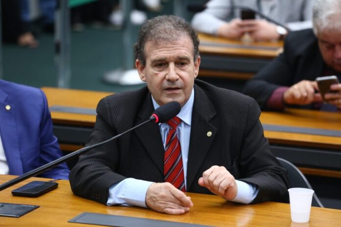 Reunião da Bancada Gaúcha com o governador do Estado do Rio Grande do Sul, Eduardo Leite (PSDB). Dep. Pompeo de Mattos(PDT - RS)