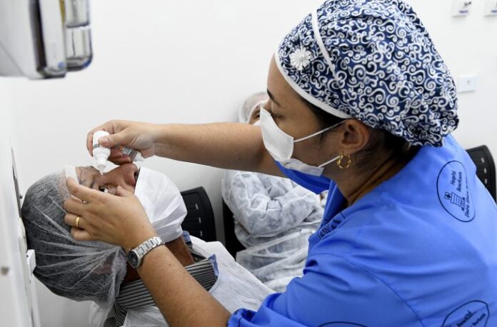 ‘MS Saúde’ começa com a realização de pré-operatório para cirurgia de pterígio em Fátima do Sul
