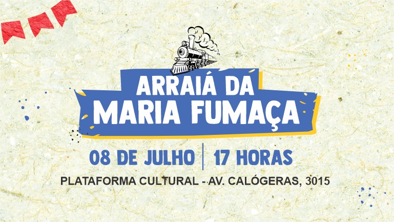 Arraiá da Maria Fumaça anima Plataforma Cultural neste sábado