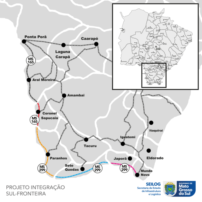 Na Sul-Fronteira, obra de contenção de erosão avança para estabilizar terreno por onde vai passar rodovia