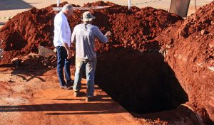 Obras de drenagem do novo acesso às Moreninhas chegam a 65% de execução  