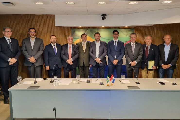 Na Fiems, Paulo Corrêa reforça a integração e potencialidades de MS à comitiva paraguaia