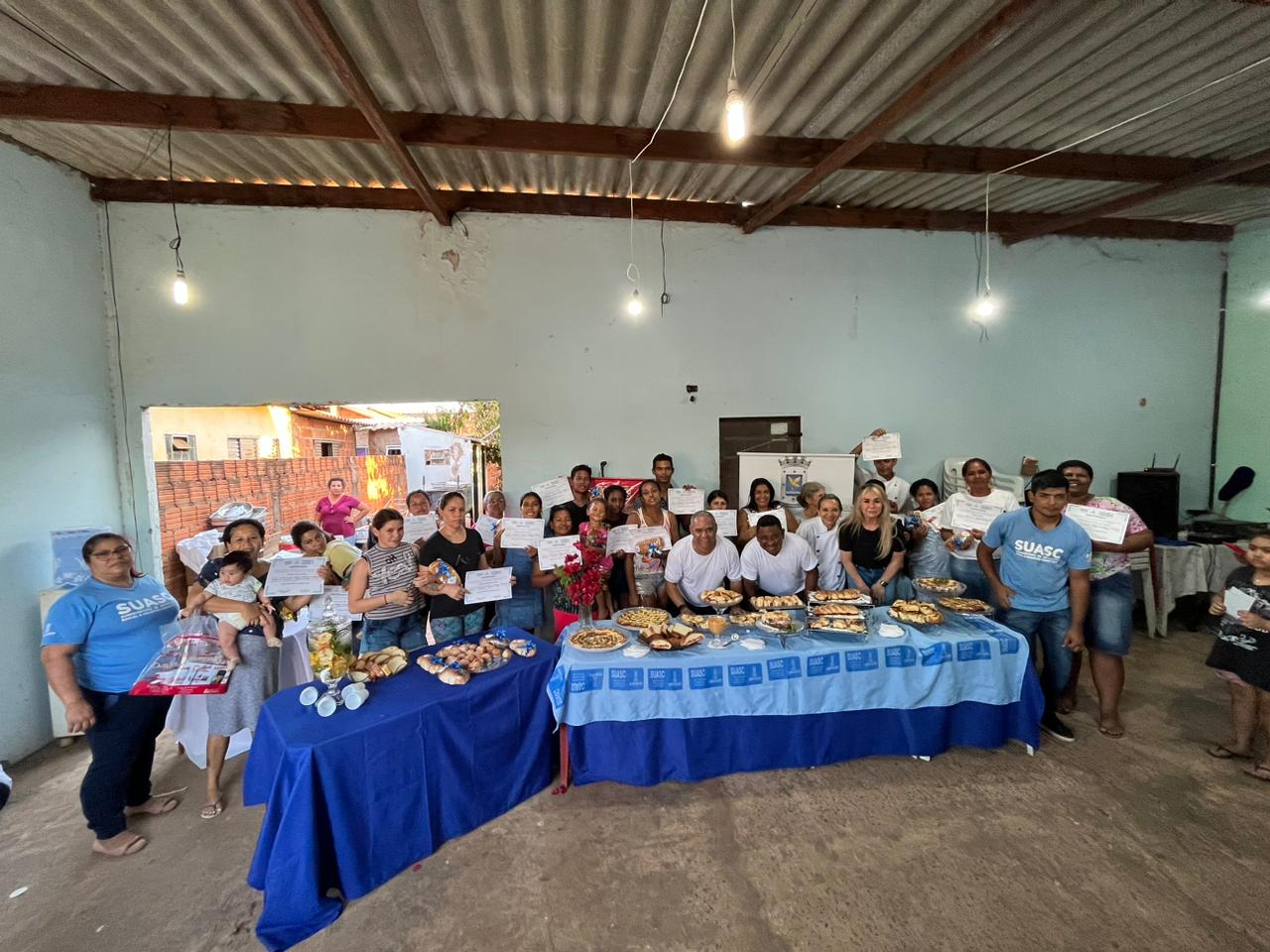 Prefeitura realiza curso de pães e salgados no Residencial José Teruel Filho