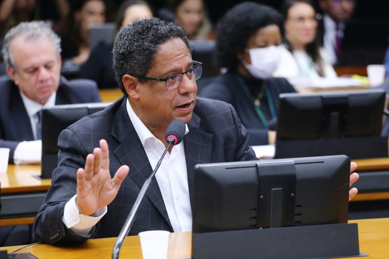 Orlando Silva fala durante reunião de comissão