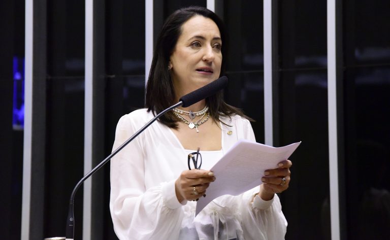 Rosângela Moro discursa na tribuna do Plenário