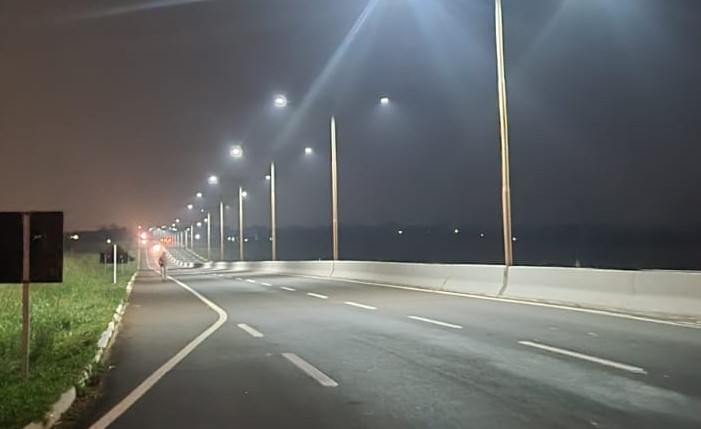 Iluminação de LED em rodovia de Dourados gera economia de R$ 633 mil aos cofres públicos
