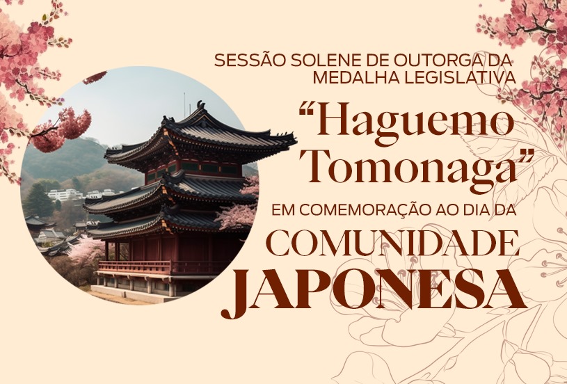 Representantes da comunidade japonesa serão homenageados durante solenidade nesta 2ª