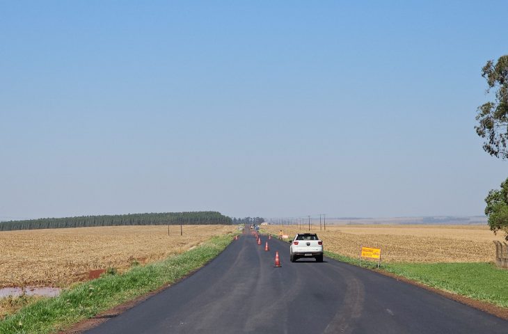 Restauração de rodovia que liga Aral Moreira ao Posto Taji entra na fase final