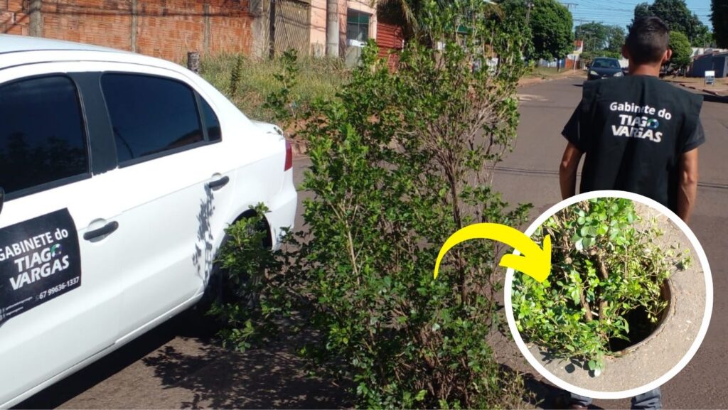 Vereador Tiago Vargas solicita manutenção urgente em bueiro no bairro Pioneiros