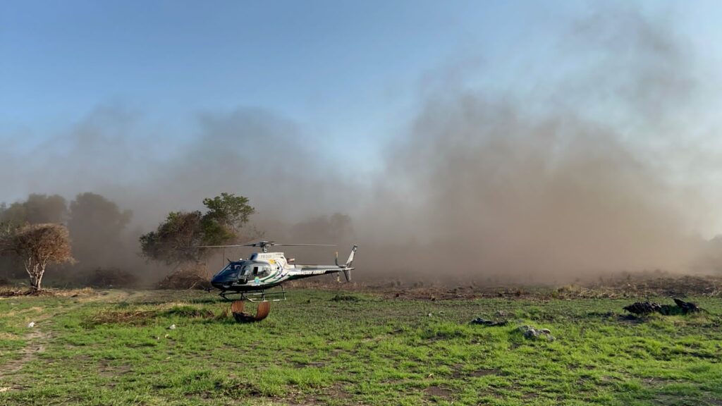 Com treinamento, tecnologia e planejamento, atuação dos bombeiros é destaque no combate a incêndios florestais em MS
