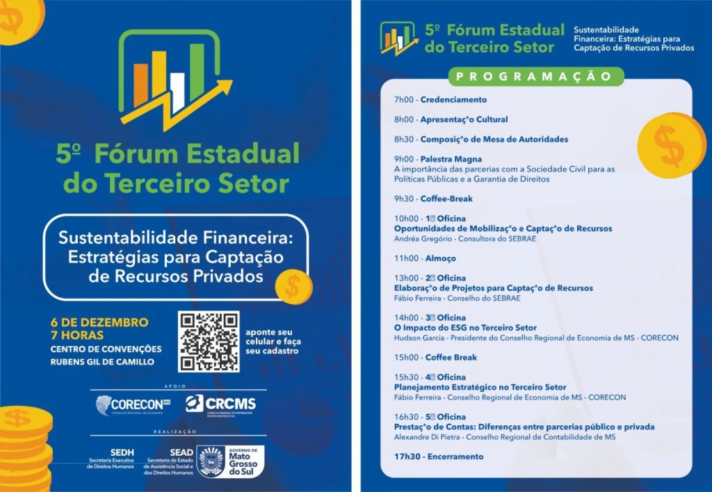 Evento da Sead reúne terceiro setor com foco na captação de recursos privados