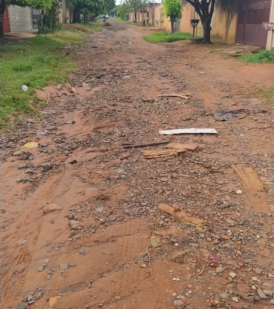 Tiago Vargas reivindica melhorias na infraestrutura da rua Paulo Ubiratã no bairro Mário Covas