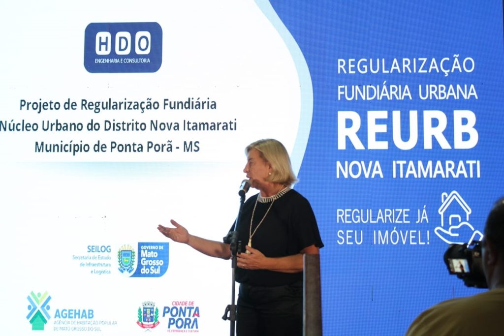 Mato Grosso do Sul lança programa para regularizar 1,5 mil imóveis em Nova Itamarati