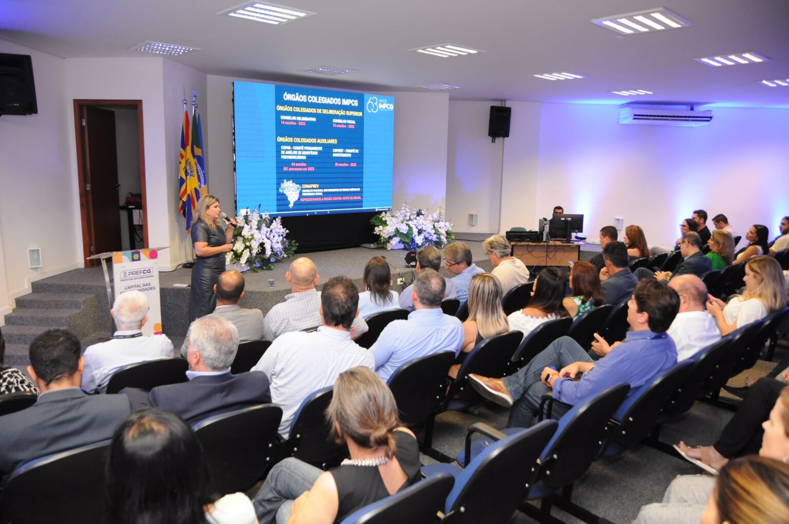 Vereador Tabosa prestigia prestação de balancetes e transição de comando no IMPCG