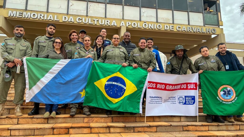 Governo de MS envia insumos e equipe especializada para auxiliar no resgate de animais no RS