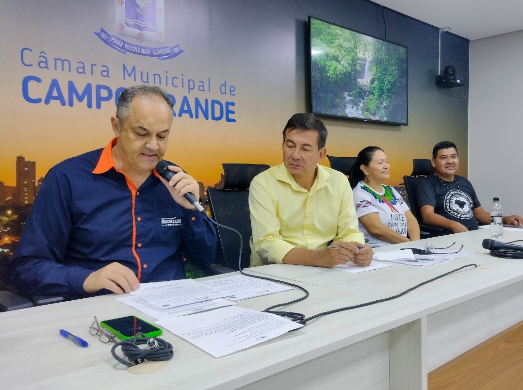 Vereador Professor André Luis defende que demandas indígenas entrem no orçamento municipal de 2025